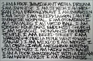 mike saijo. otherness (wall). 2011